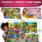 QUOKKA 100 Piece Puzzles for Kids Ages 8-10 – 3XSET Puzzles for Kids Ages 4-6 – Toy for Learning Wildlife Neighbors and Feathered Friends for 5-8 year old – Toddler Game Gift for Boy and Girl